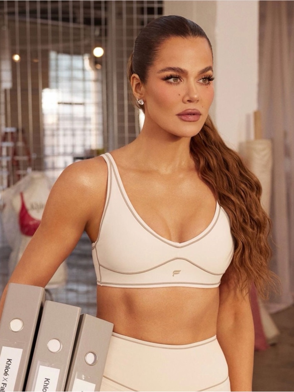 Fabletics PureLuxe Longline Low Impact Bra